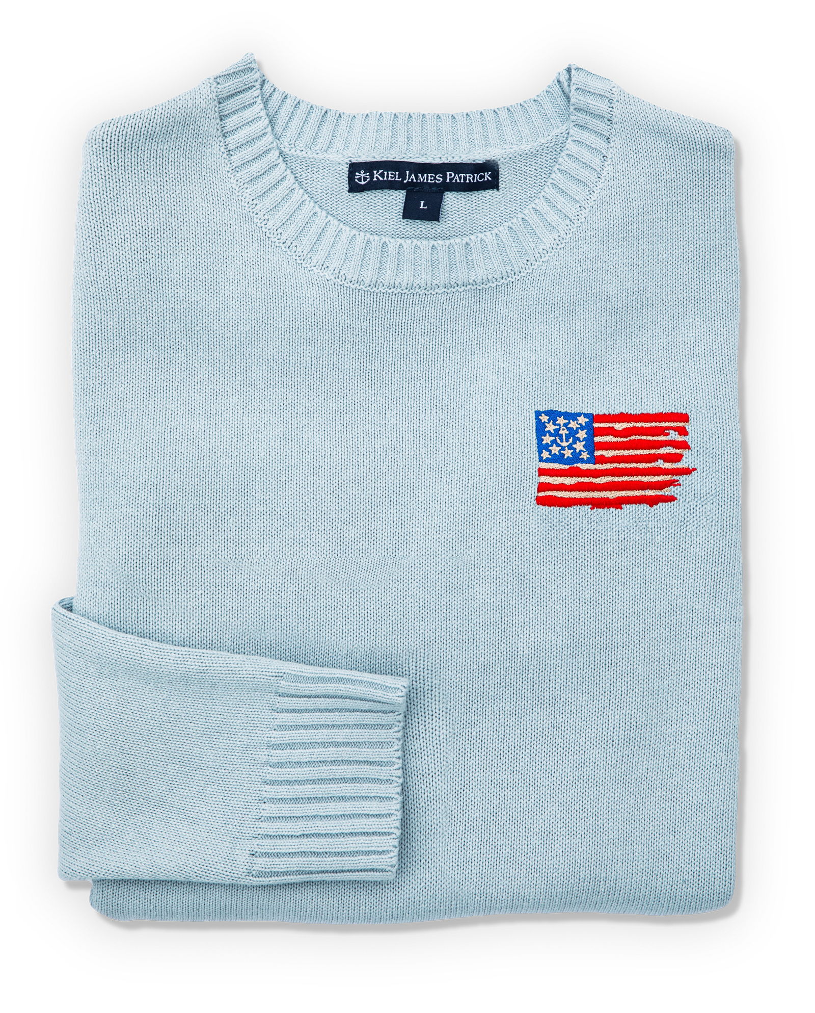 Old Glory Embroidered Sweater - Women's