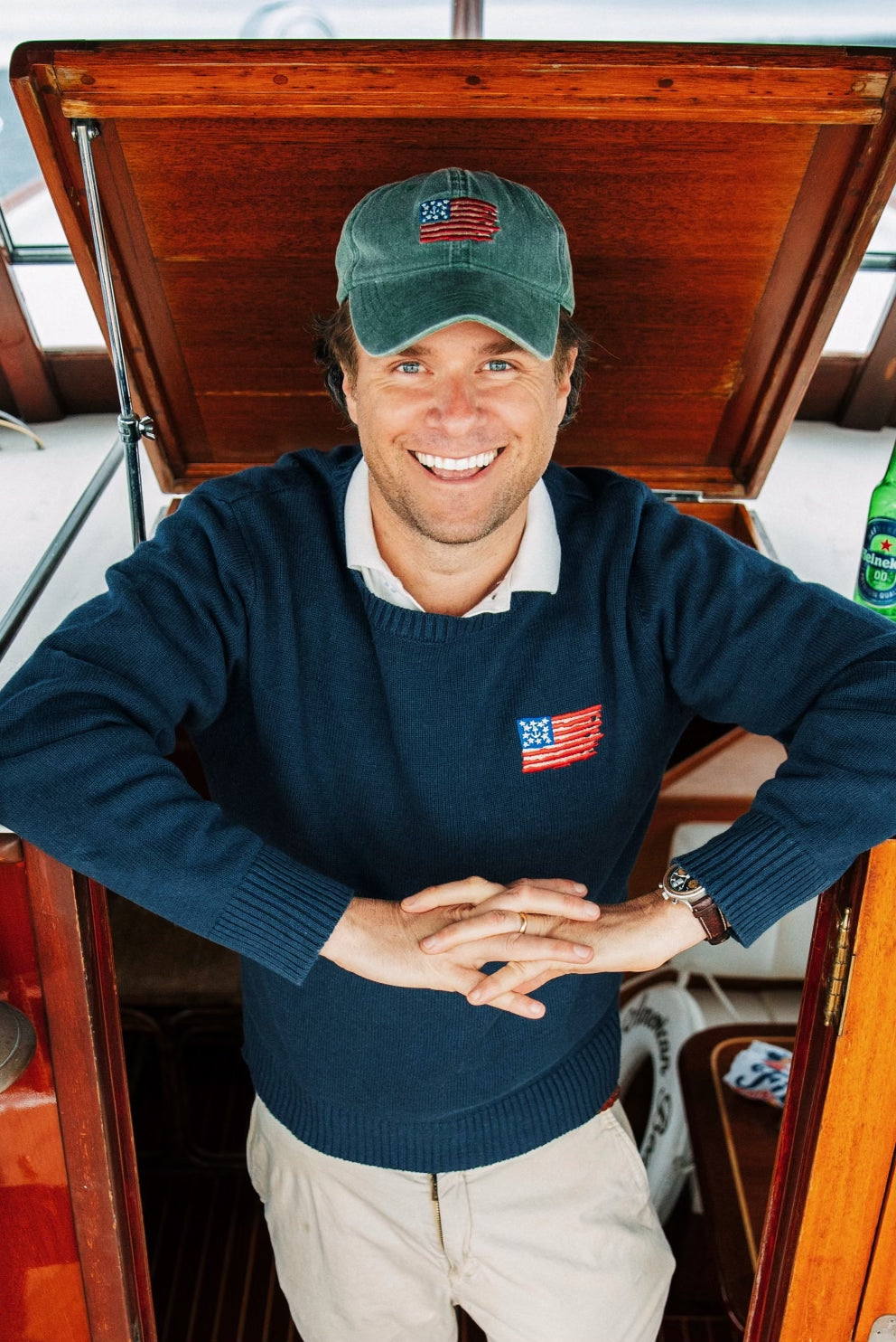 Old Glory Hat- Green