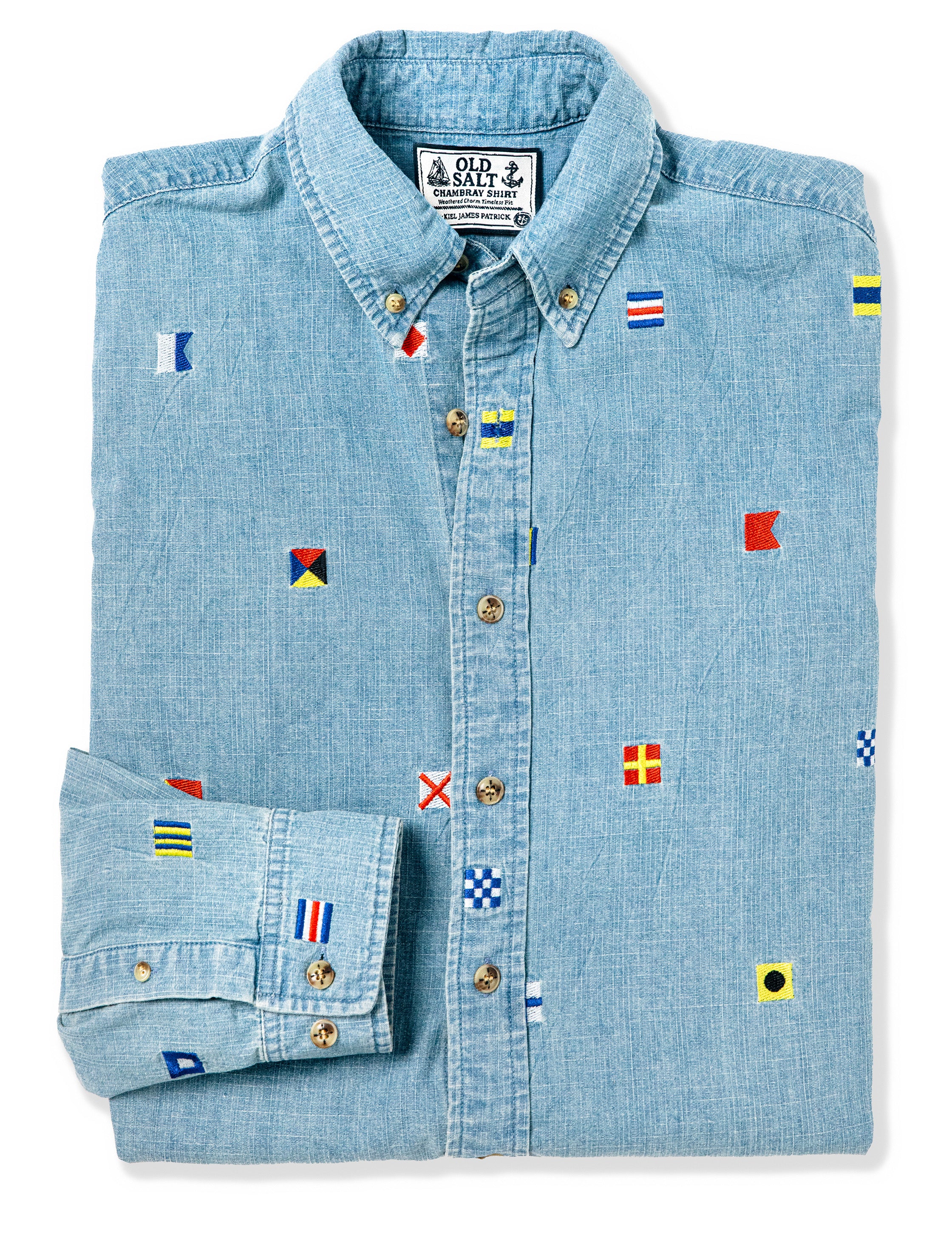 Nautical Flag Chambray Shirt