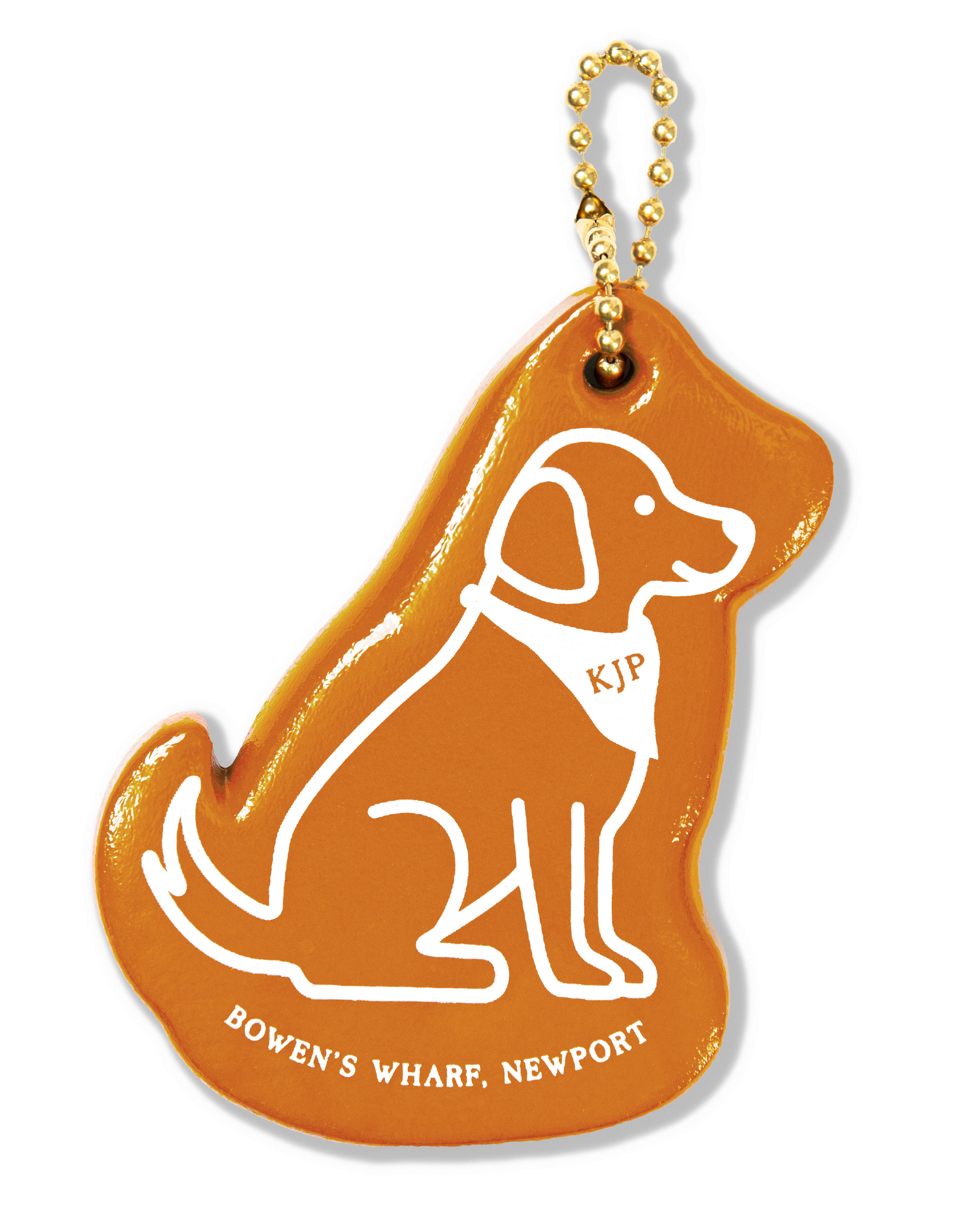Golden Retriever Floating Keychain