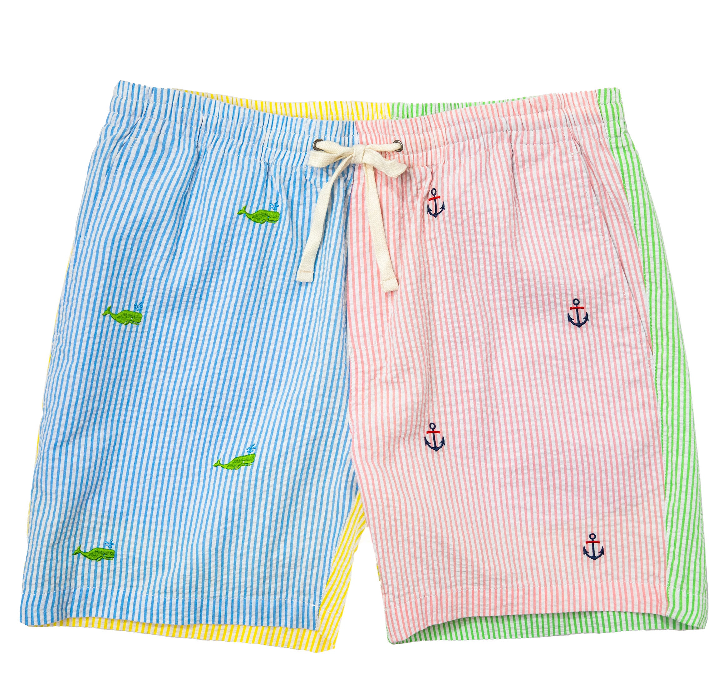 メンズウェア BRIEFING SEERSUCKER DRESS SHORT PANTS KJP Men's Out To Sea Embroidered 5.5 inch Seersucker