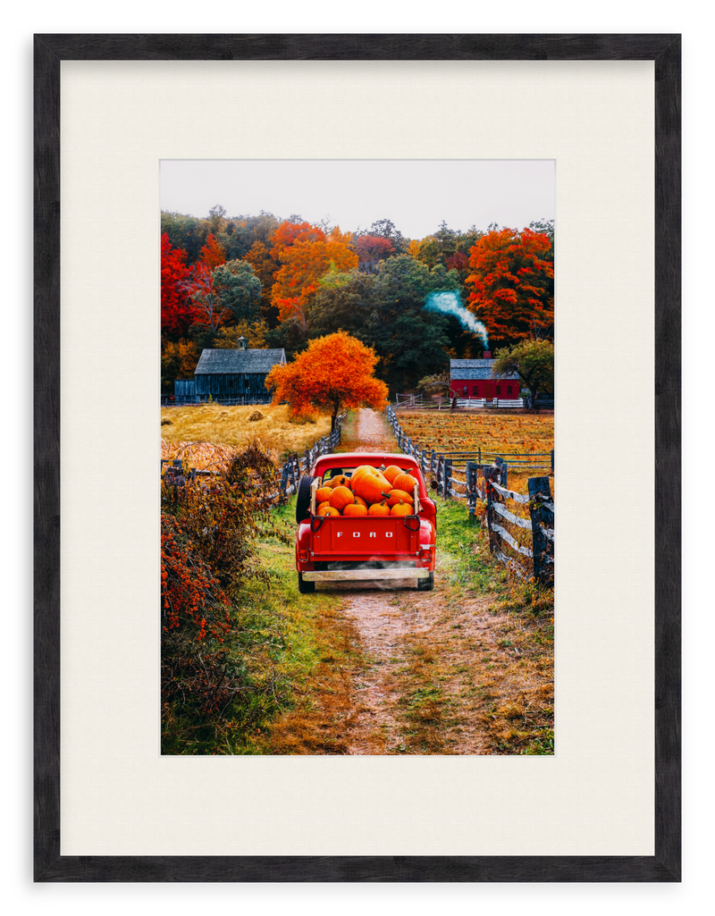 Fall Haul Framed Art Print