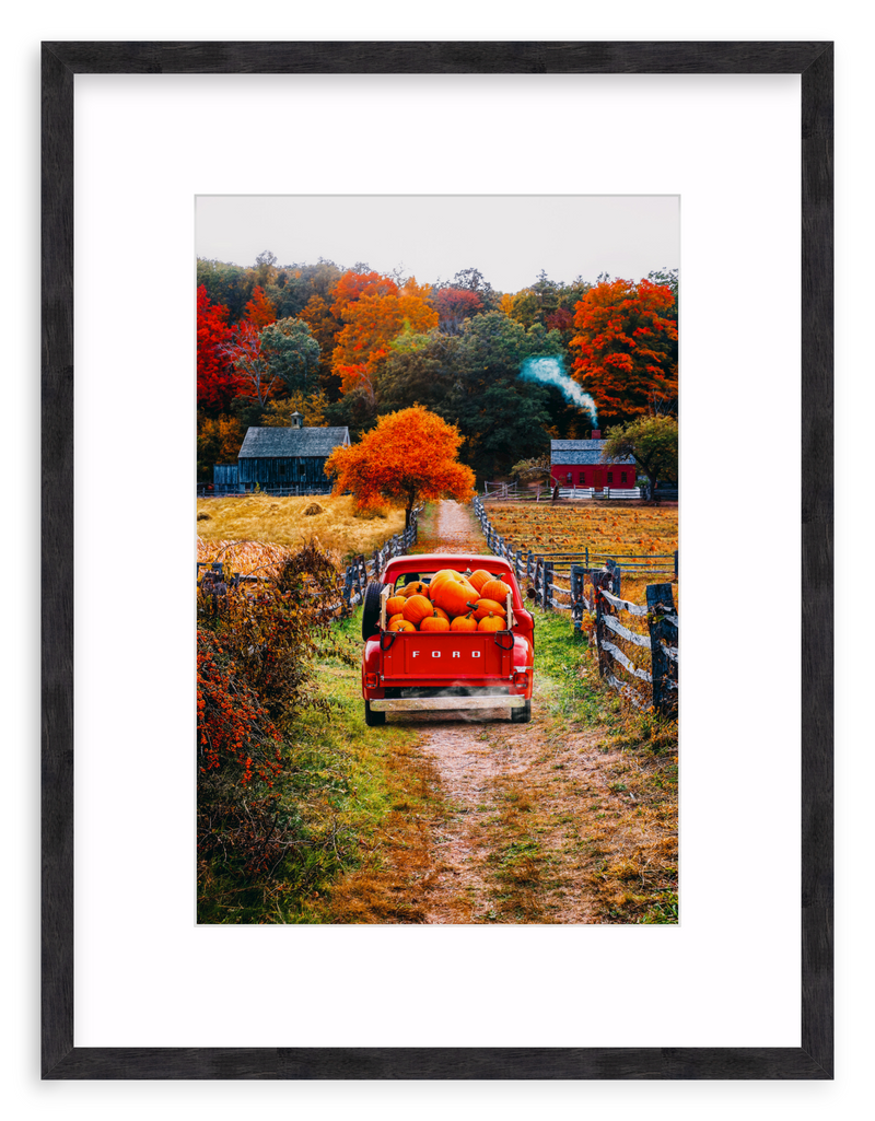 Fall Haul Framed Art Print