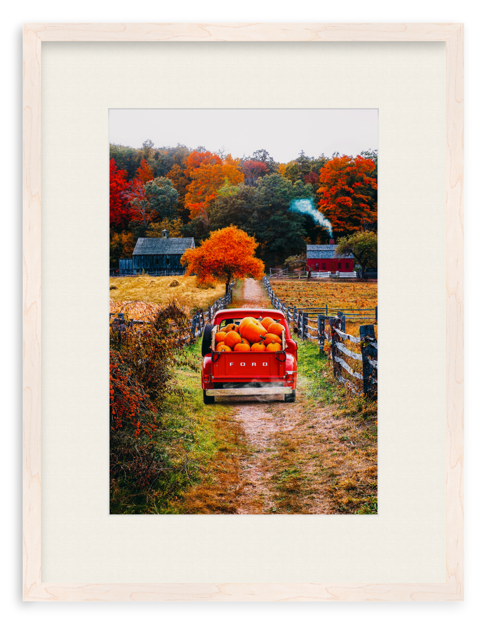 Fall Haul Framed Art Print