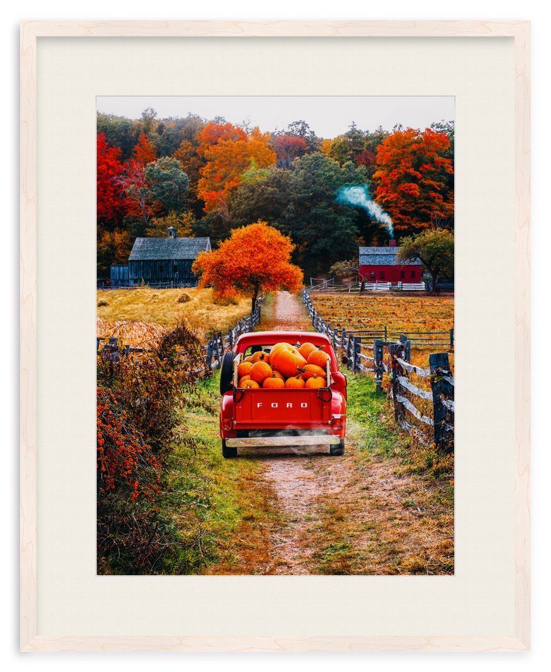 Fall Haul Framed Art Print