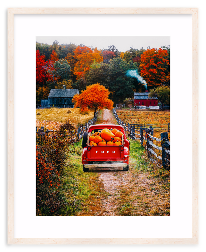 Fall Haul Framed Art Print