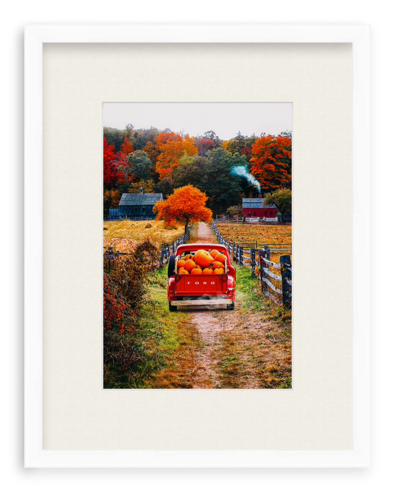 Fall Haul Framed Art Print