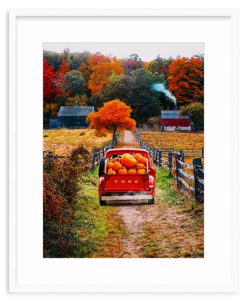 Fall Haul Framed Art Print
