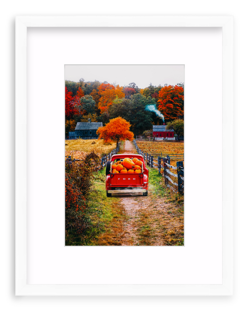 Fall Haul Framed Art Print