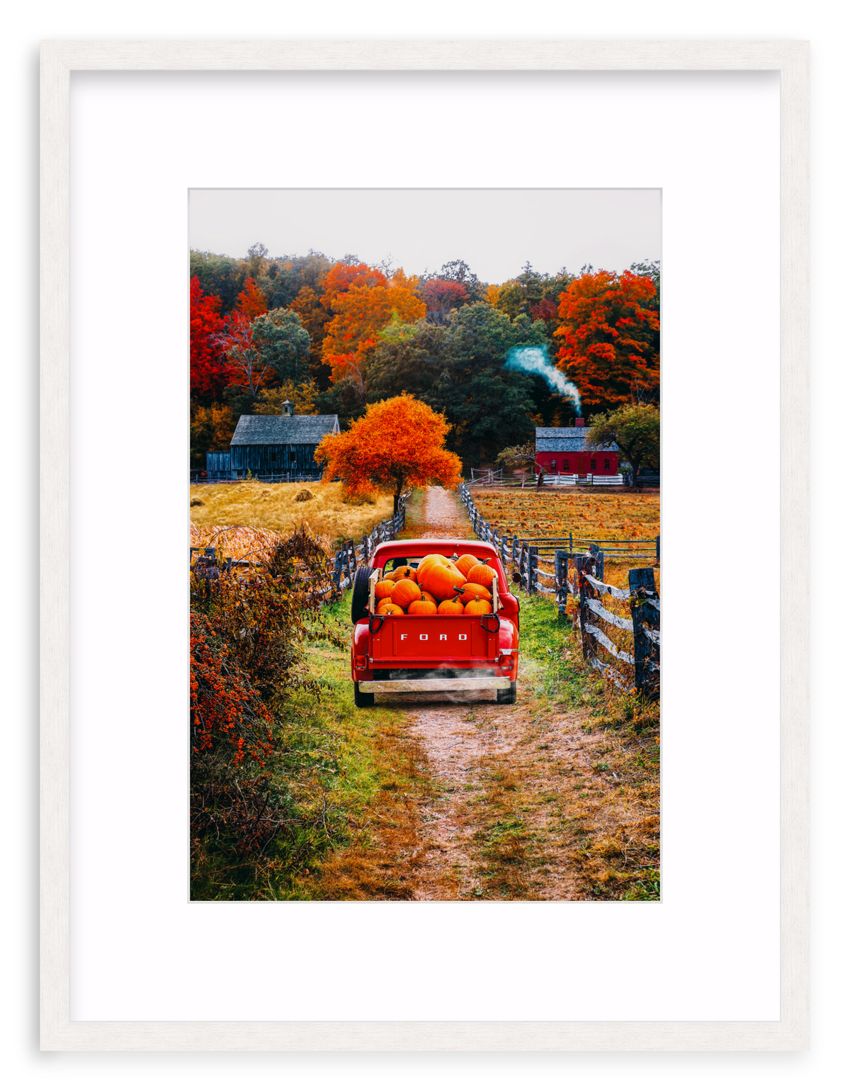 Fall Haul Framed Art Print
