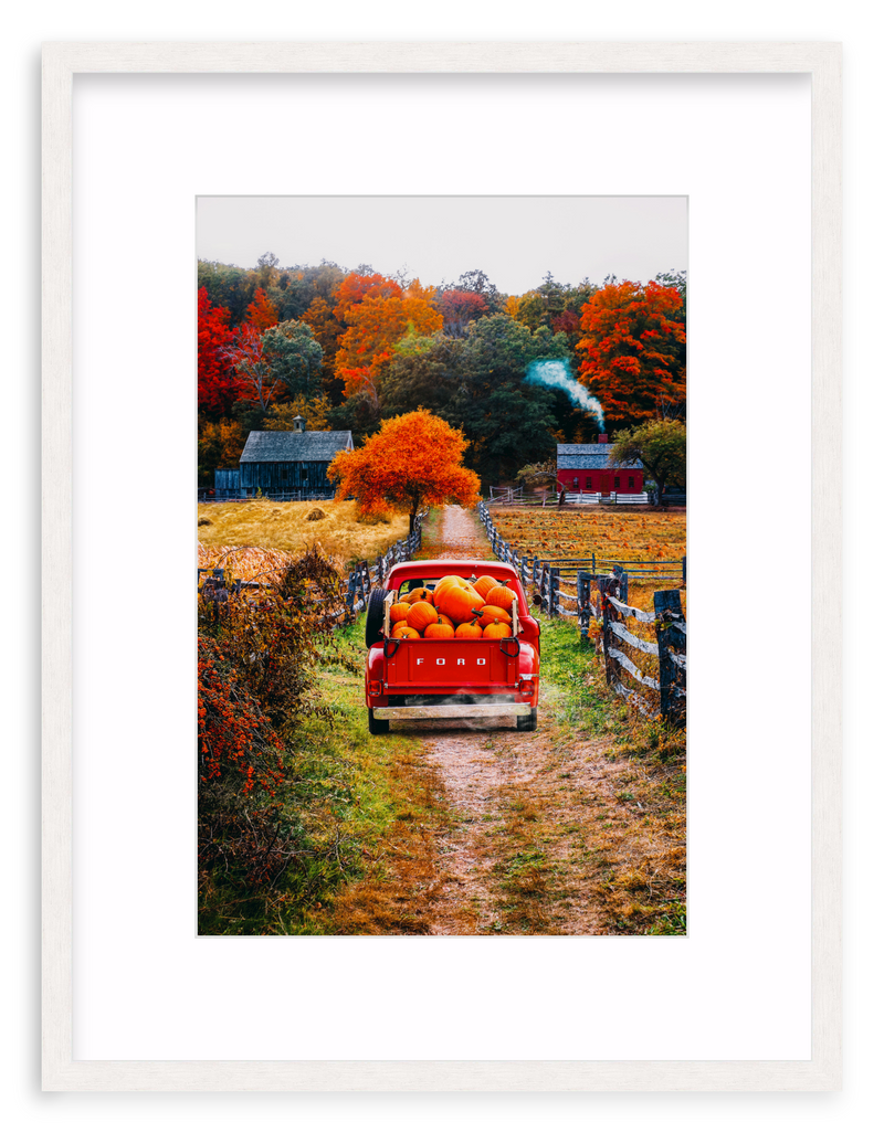 Fall Haul Framed Art Print