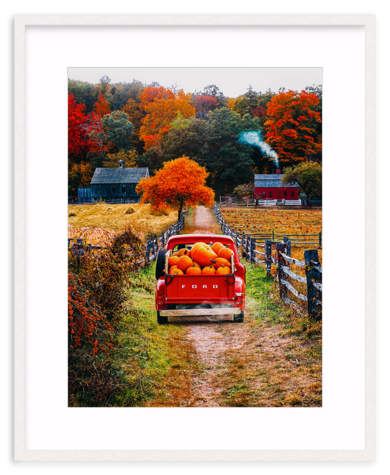 Fall Haul Framed Art Print