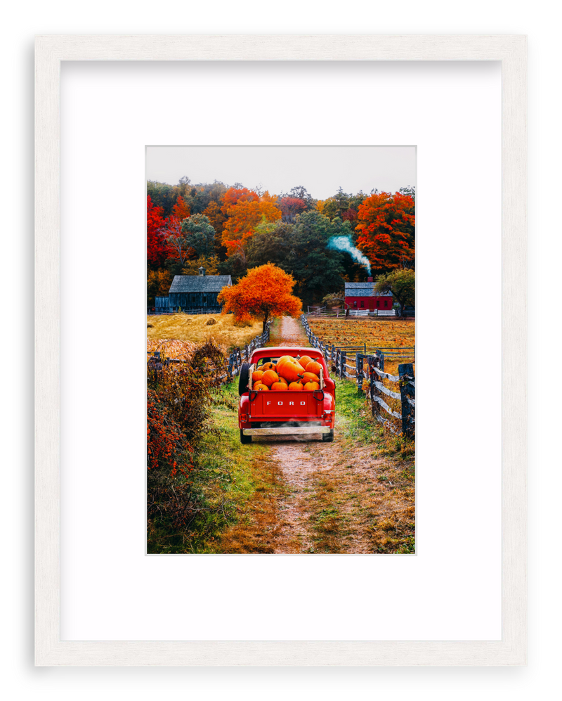 Fall Haul Framed Art Print