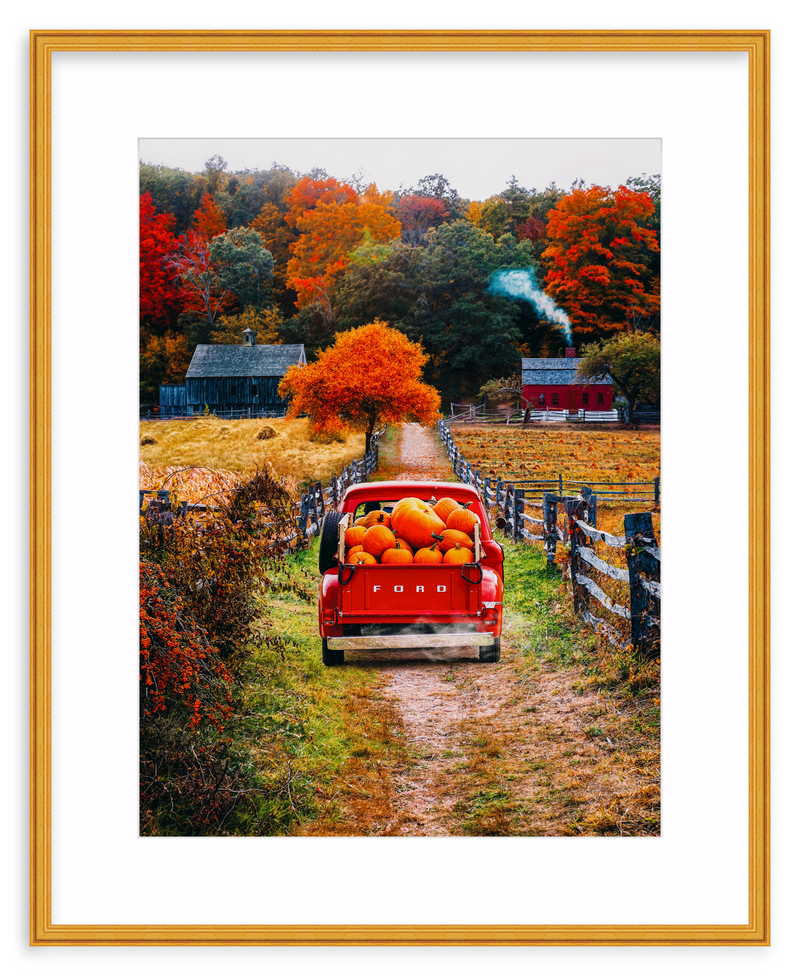 Fall Haul Framed Art Print
