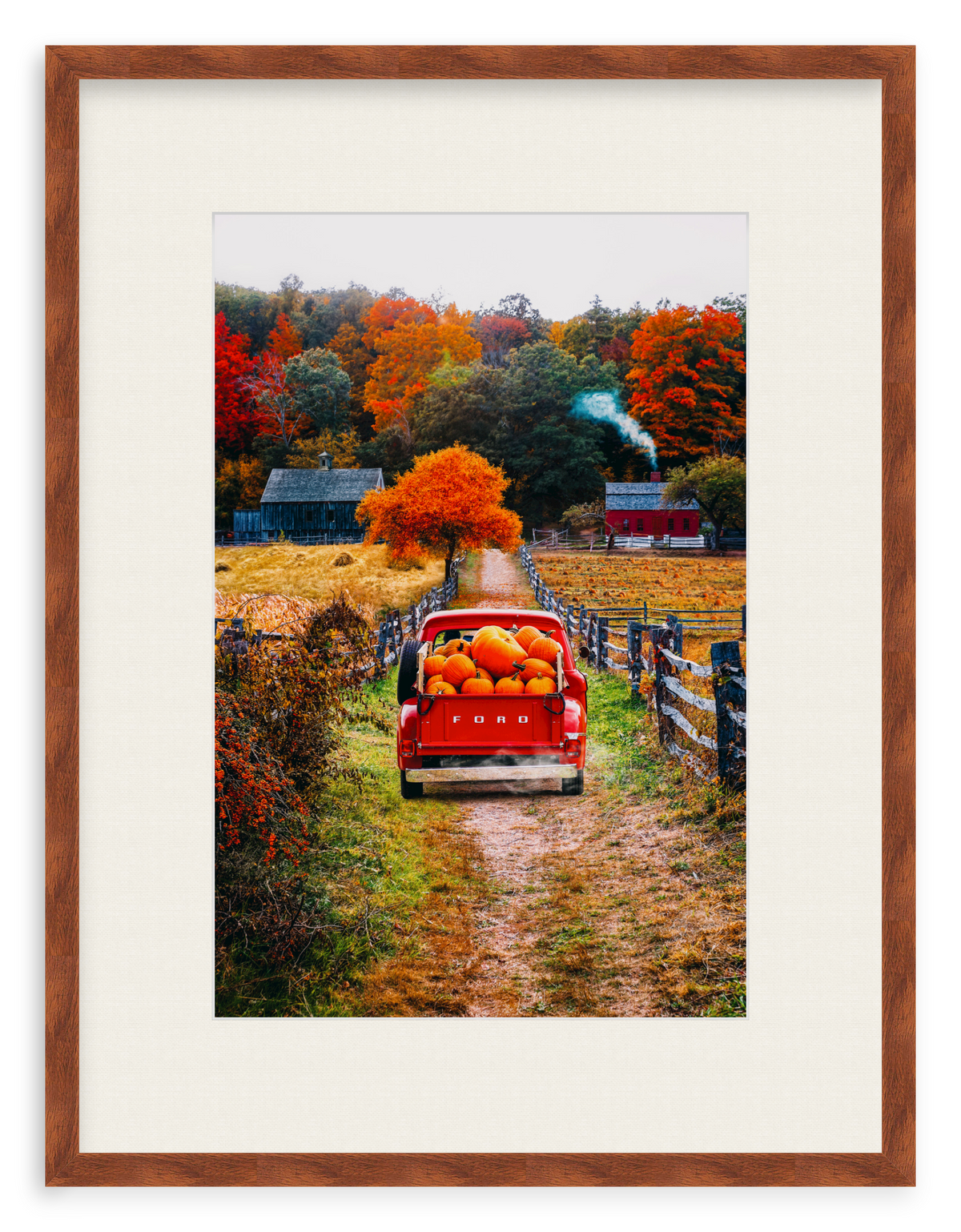 Fall Haul Framed Art Print