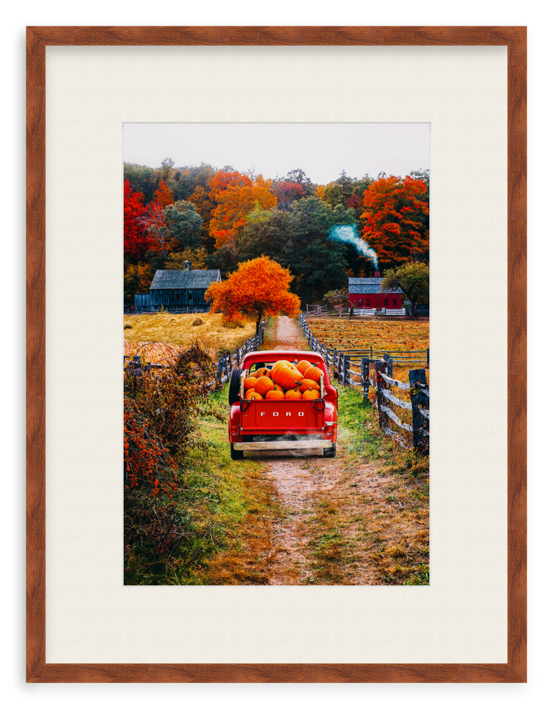 Fall Haul Framed Art Print