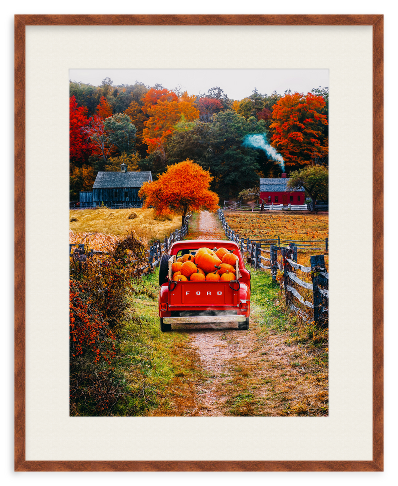 Fall Haul Framed Art Print
