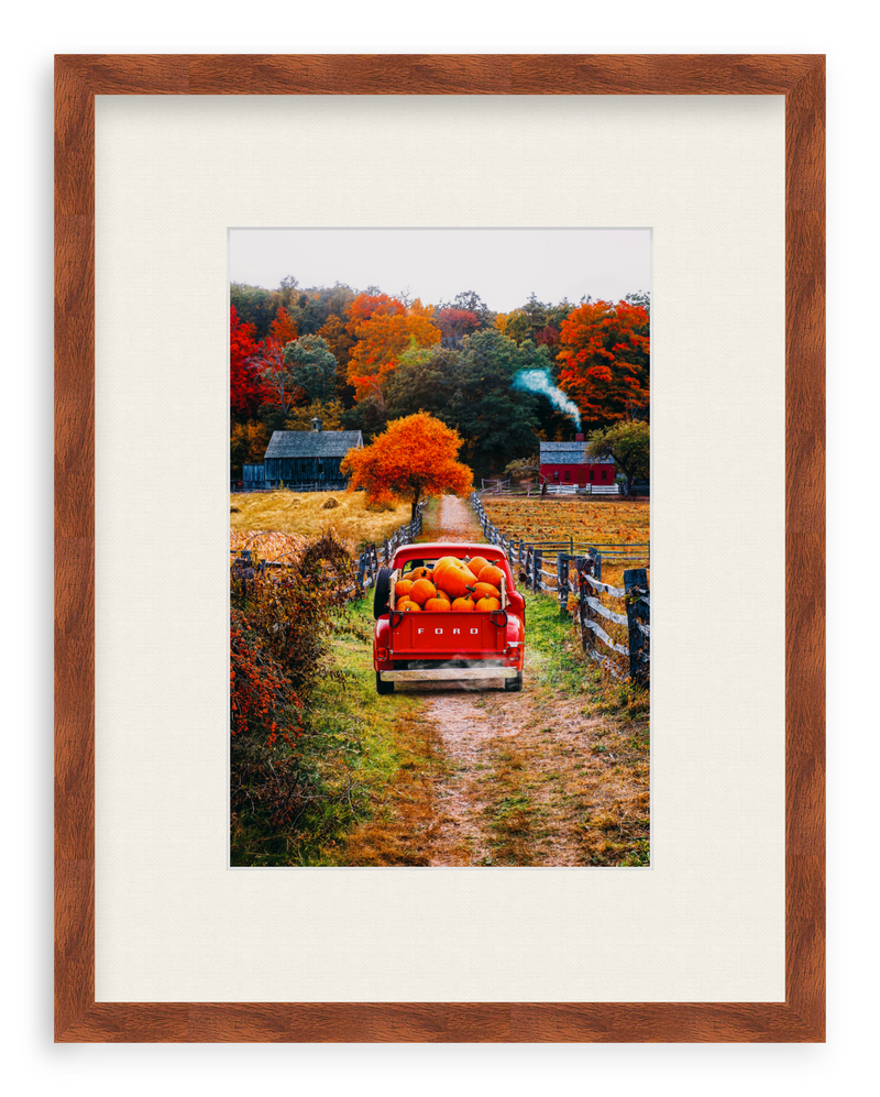 Fall Haul Framed Art Print