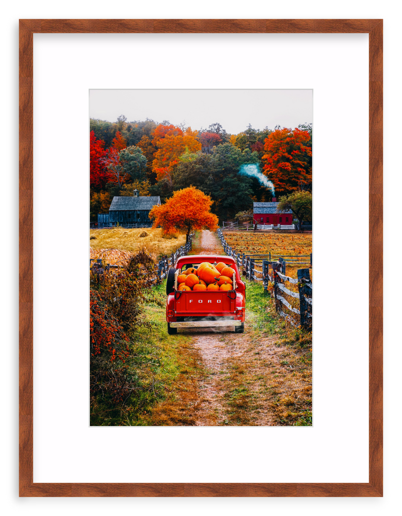 Fall Haul Framed Art Print