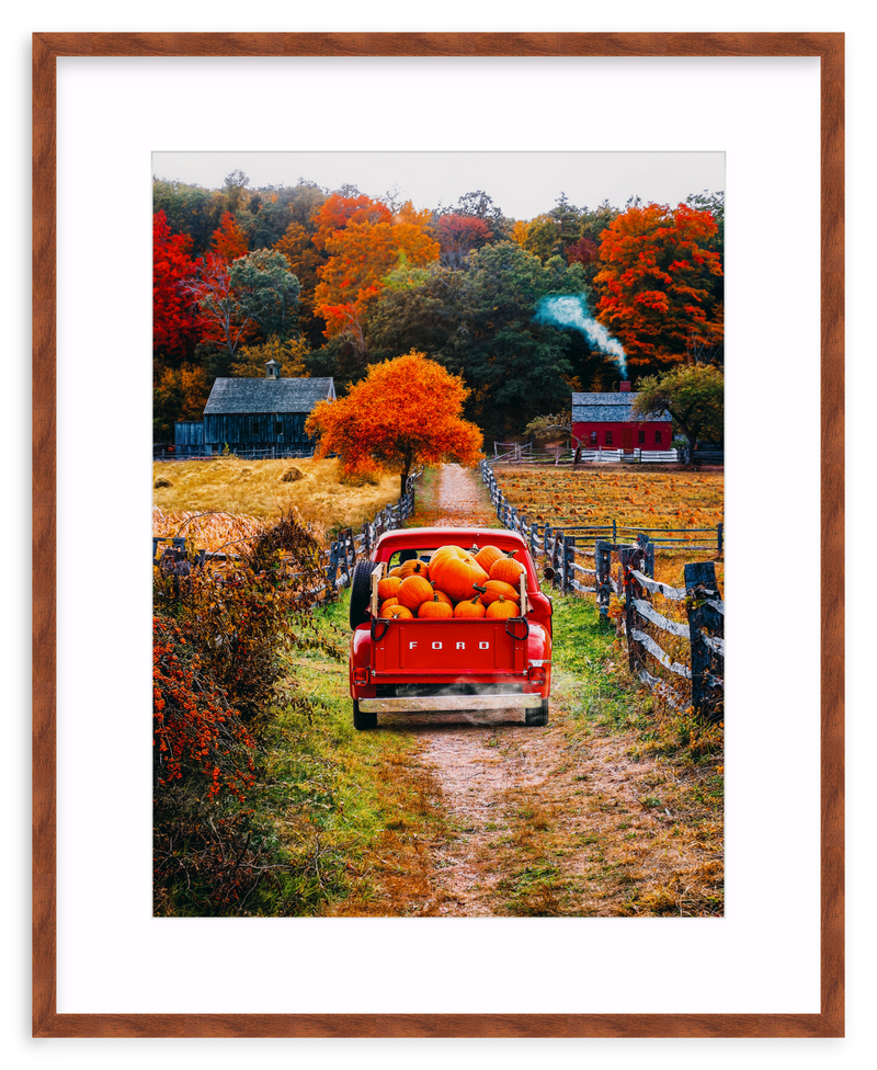 Fall Haul Framed Art Print