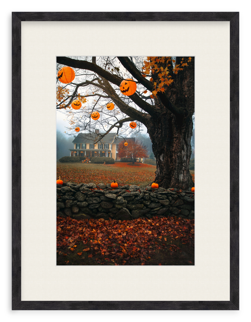 October Home Framed Art Print