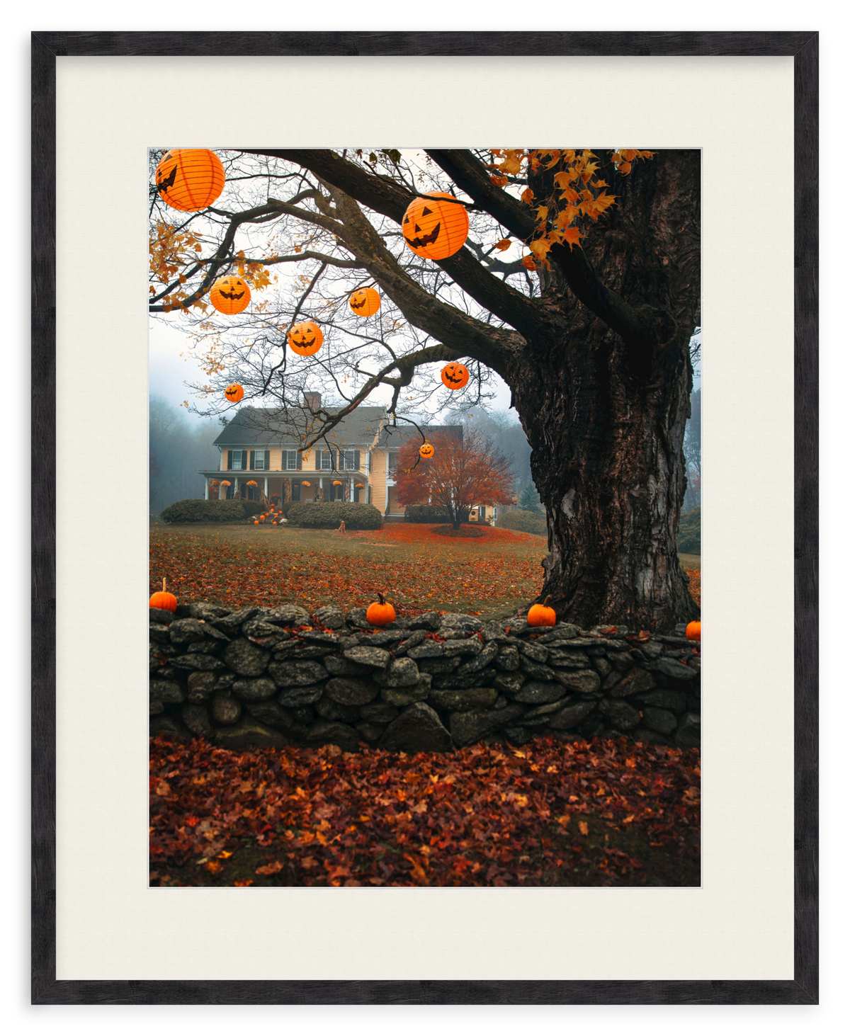 October Home Framed Art Print