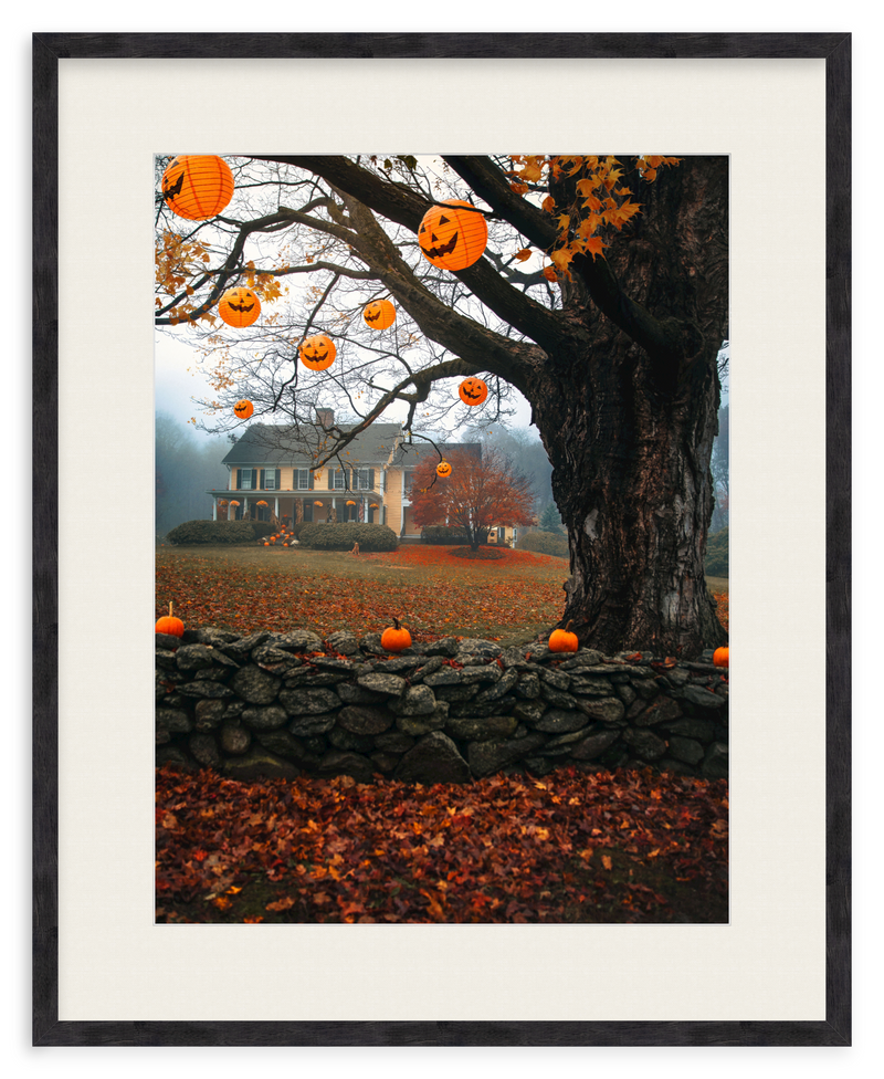 October Home Framed Art Print