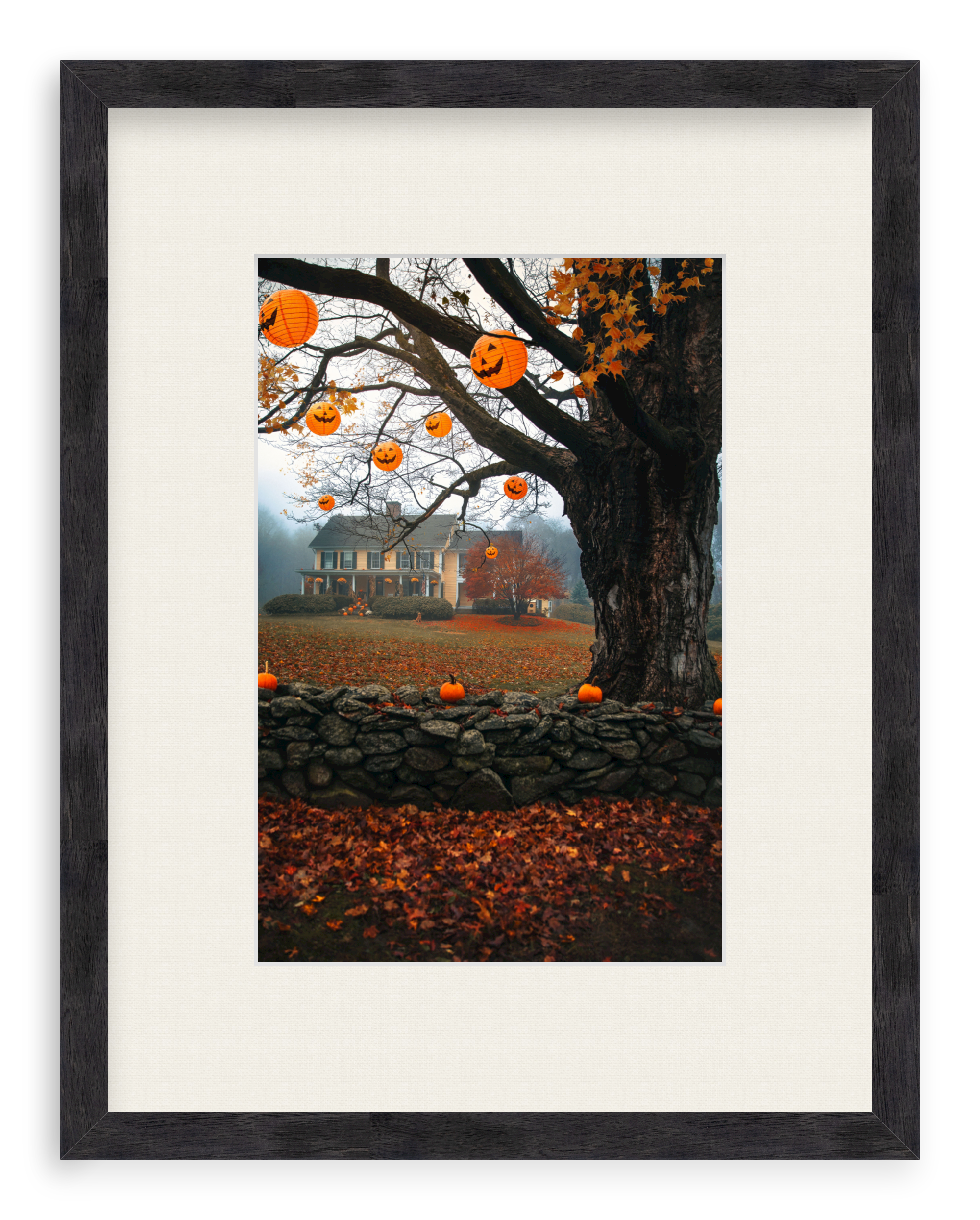 October Home Framed Art Print