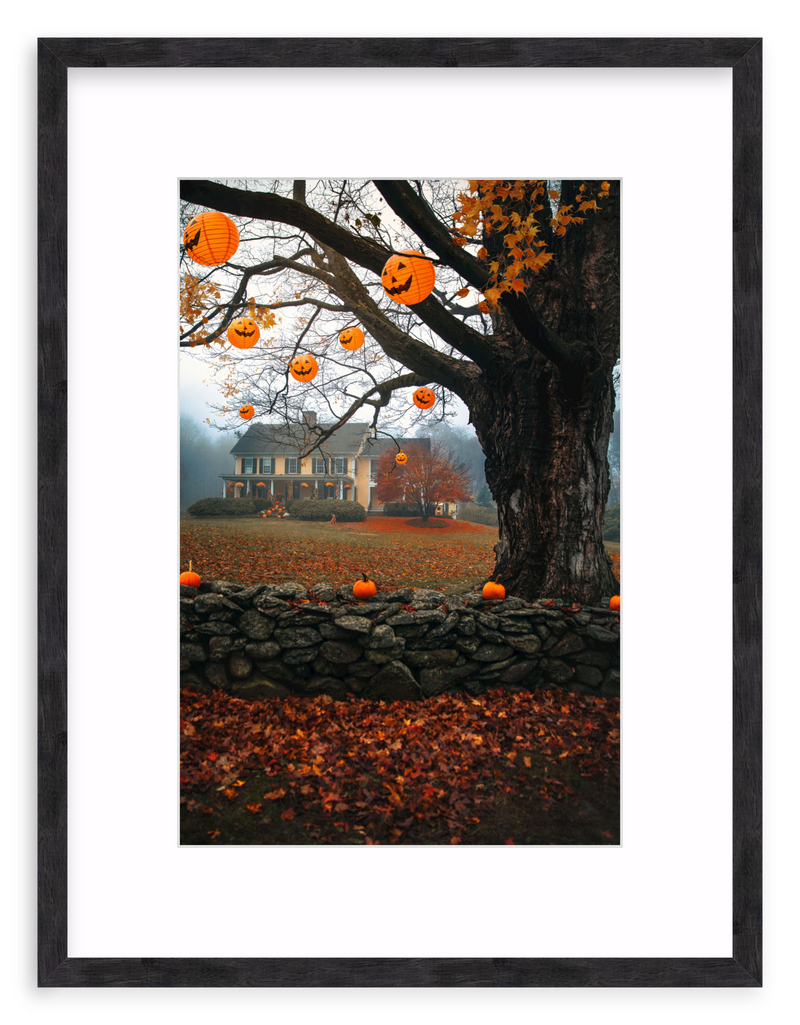 October Home Framed Art Print