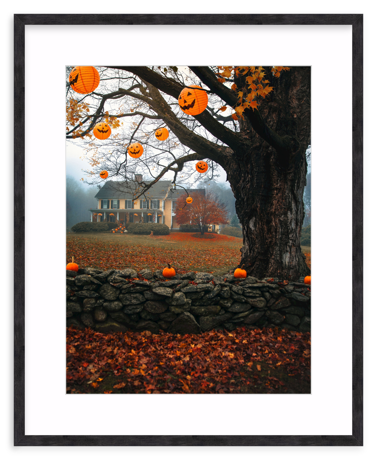 October Home Framed Art Print