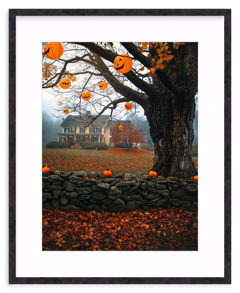 October Home Framed Art Print