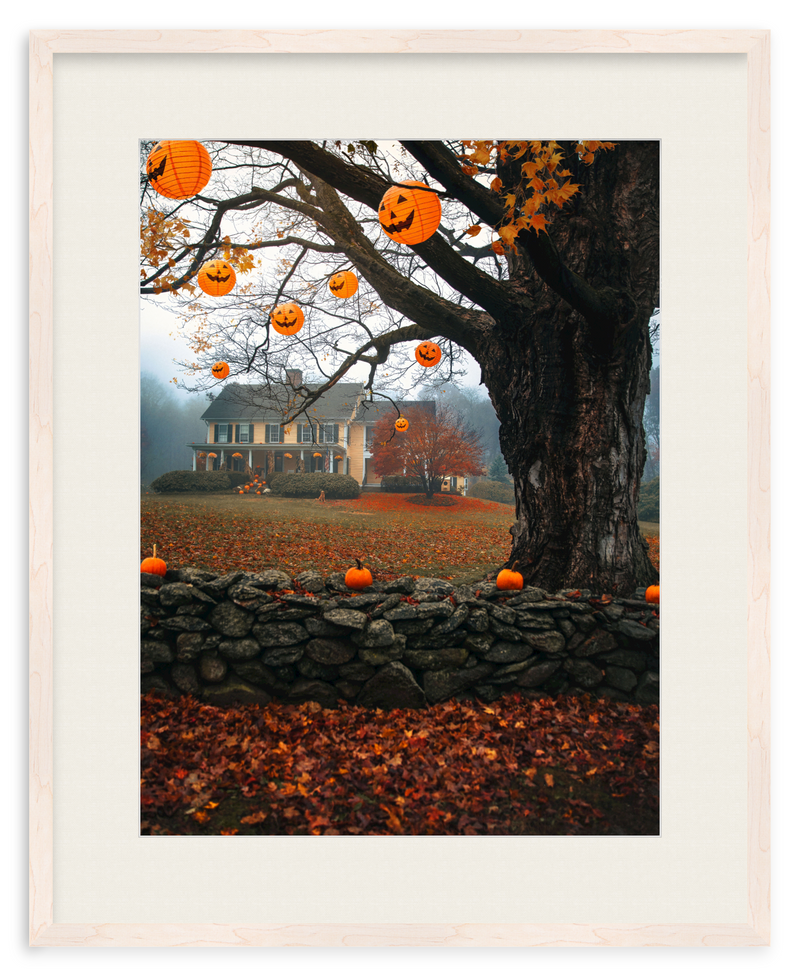 October Home Framed Art Print