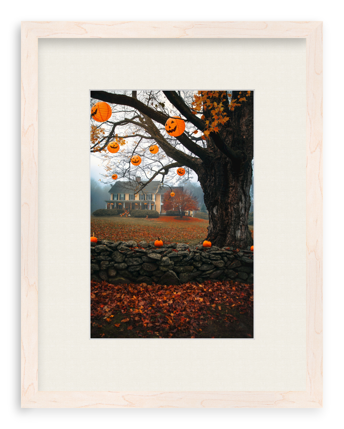 October Home Framed Art Print