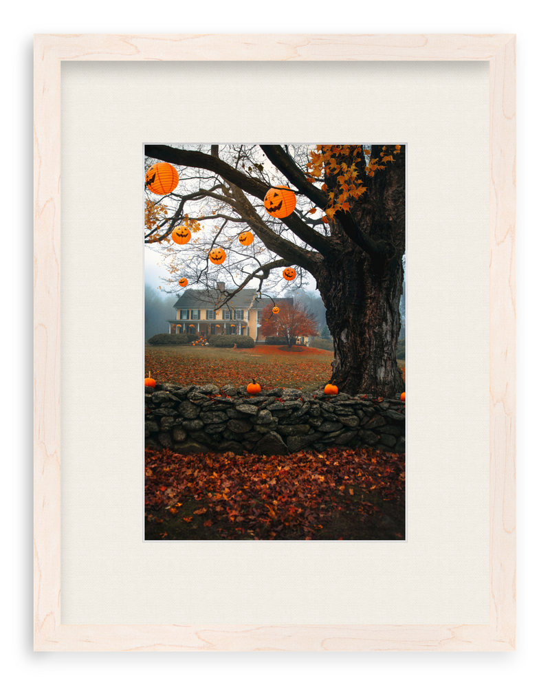 October Home Framed Art Print