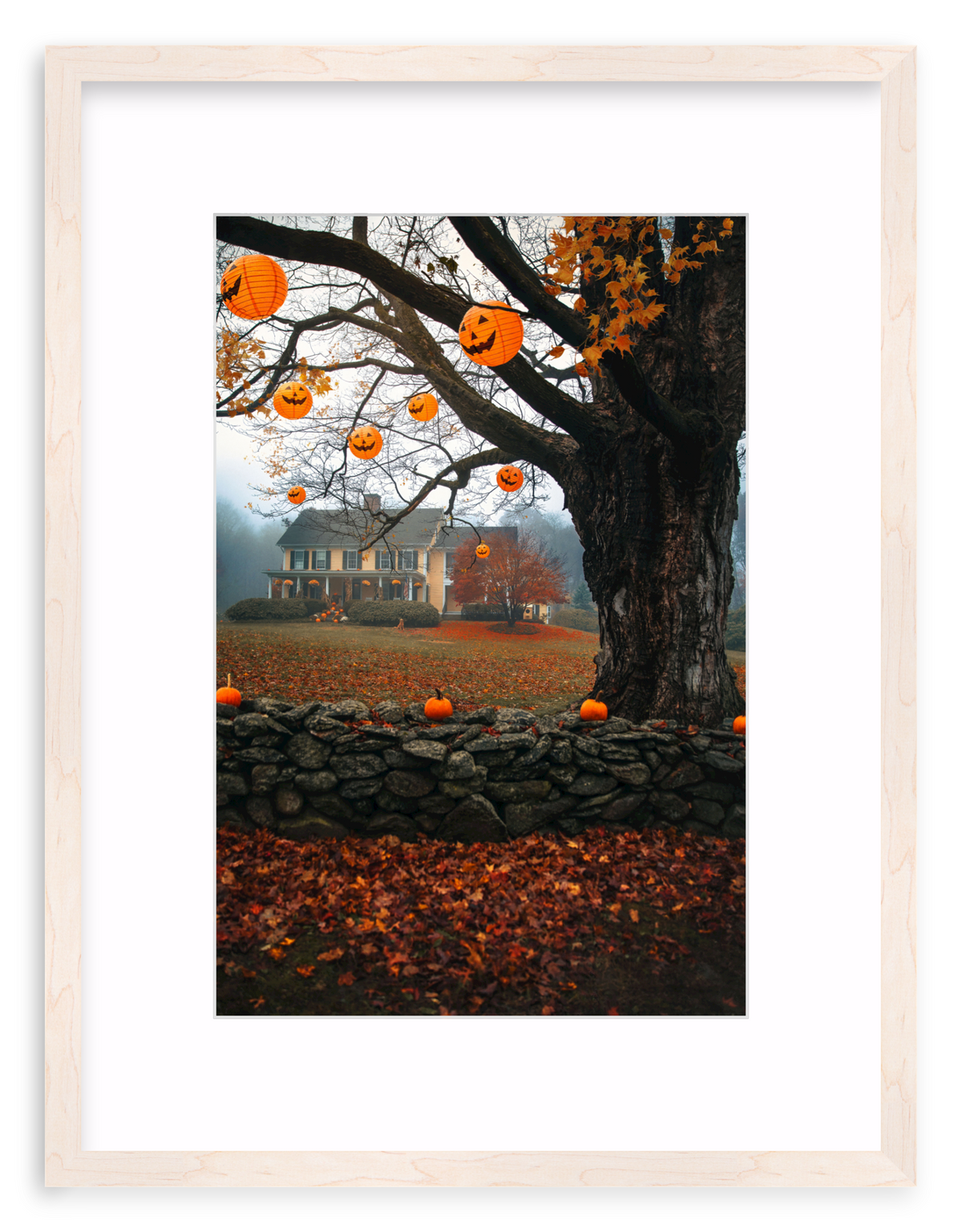 October Home Framed Art Print