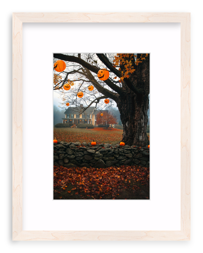 October Home Framed Art Print