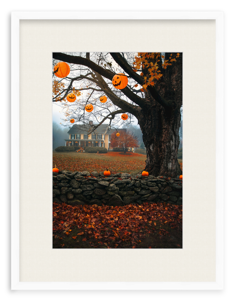 October Home Framed Art Print