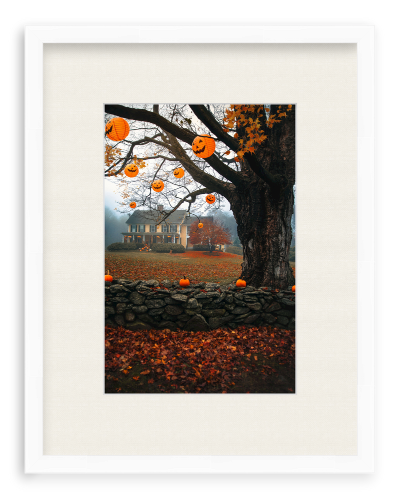 October Home Framed Art Print