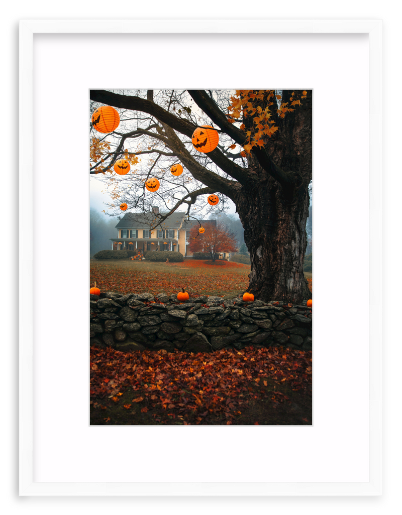 October Home Framed Art Print
