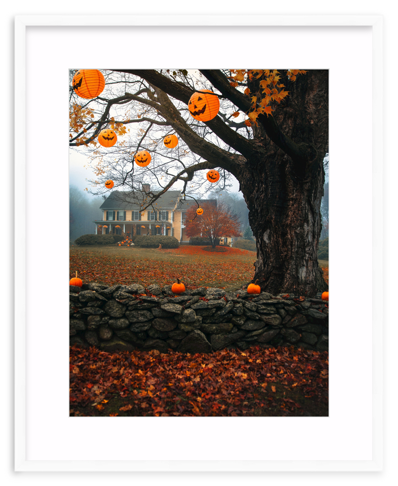 October Home Framed Art Print