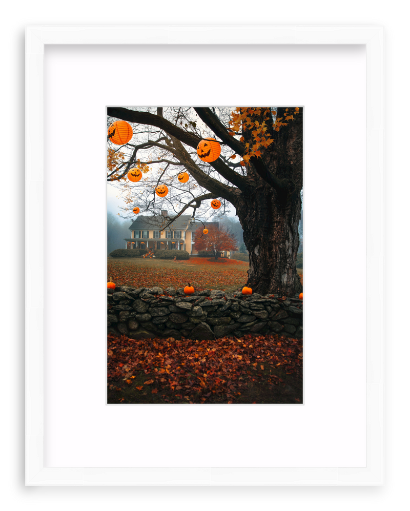 October Home Framed Art Print