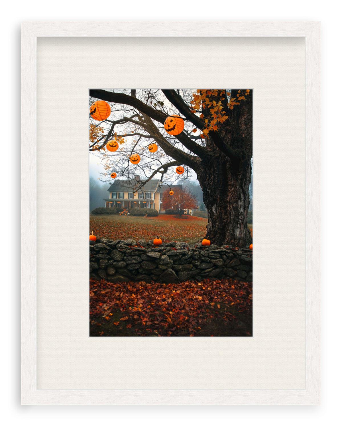 October Home Framed Art Print