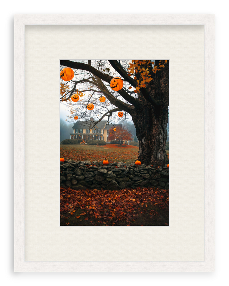 October Home Framed Art Print