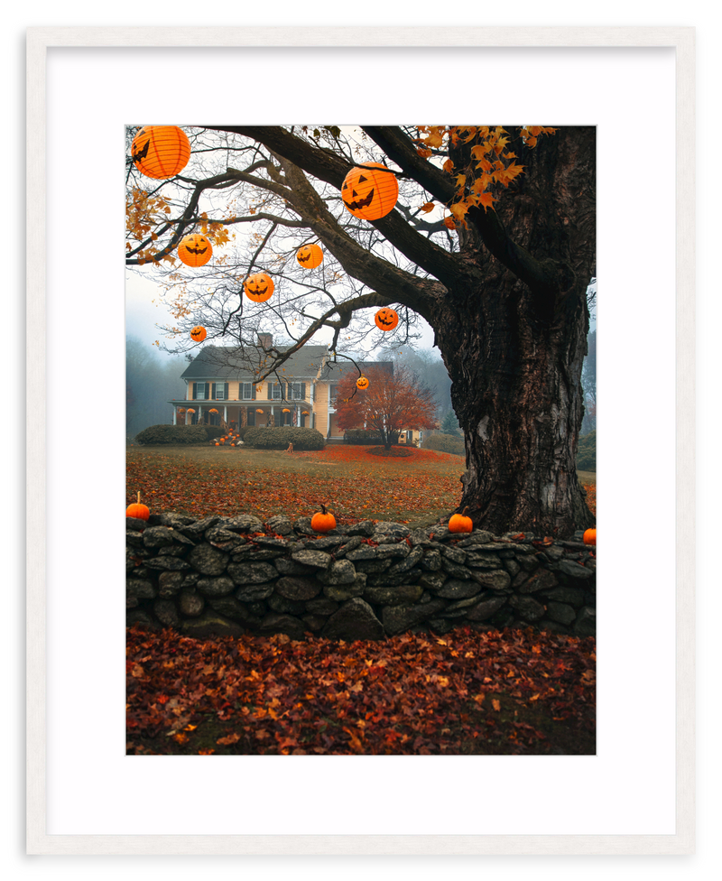 October Home Framed Art Print