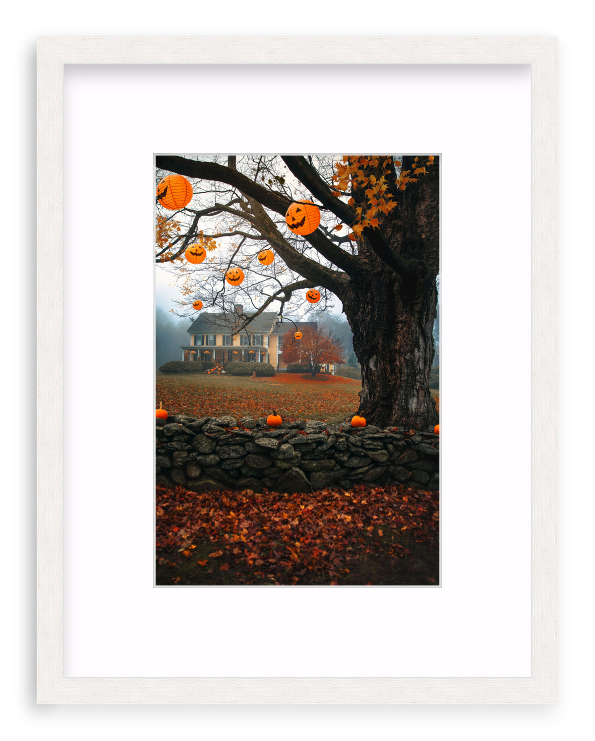 October Home Framed Art Print