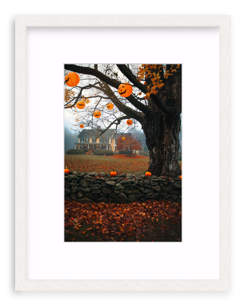 October Home Framed Art Print