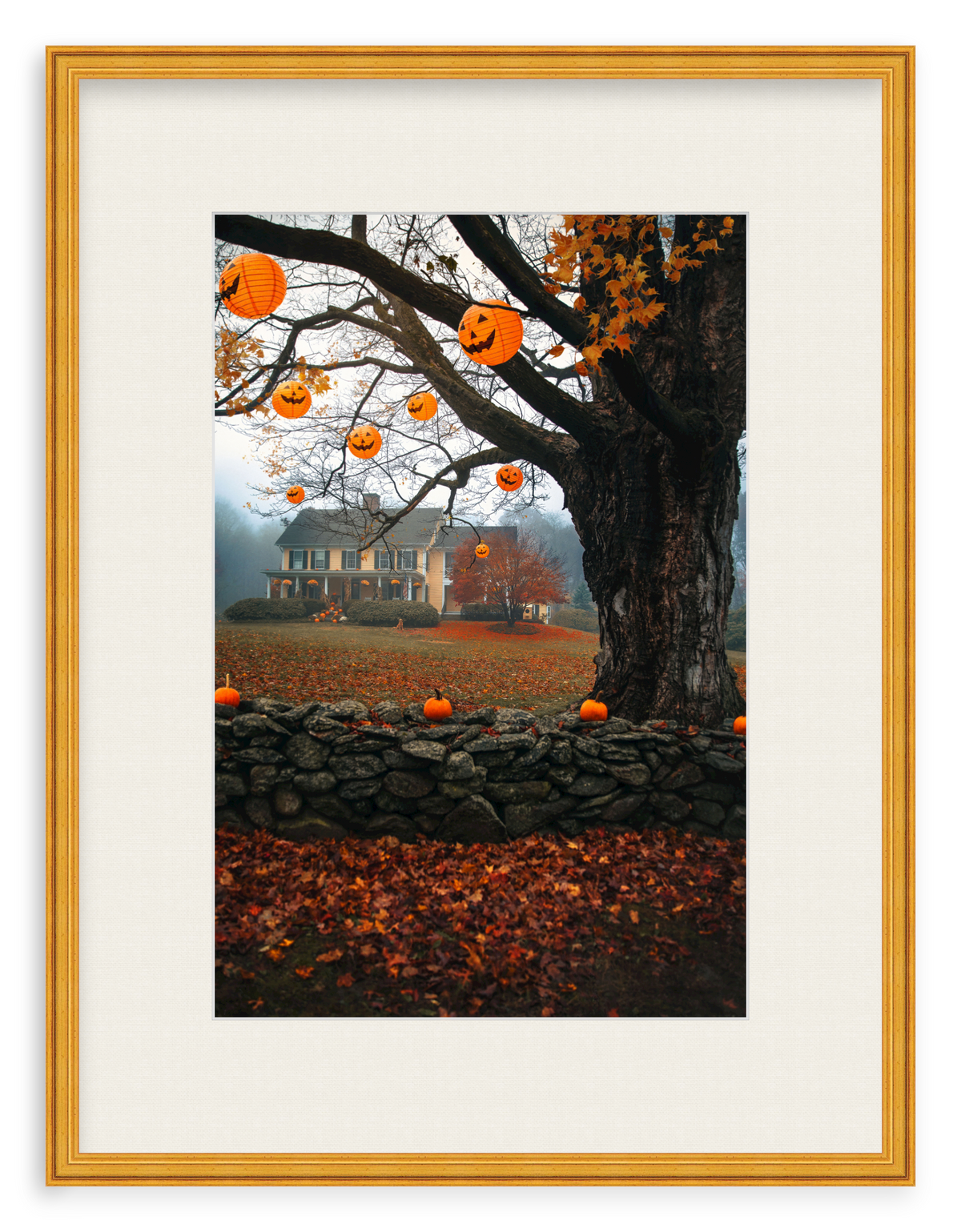 October Home Framed Art Print