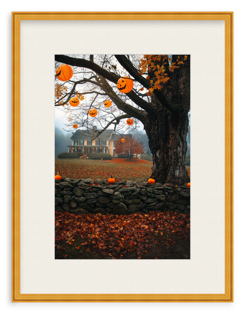 October Home Framed Art Print