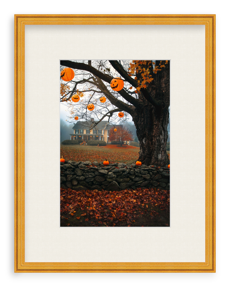 October Home Framed Art Print