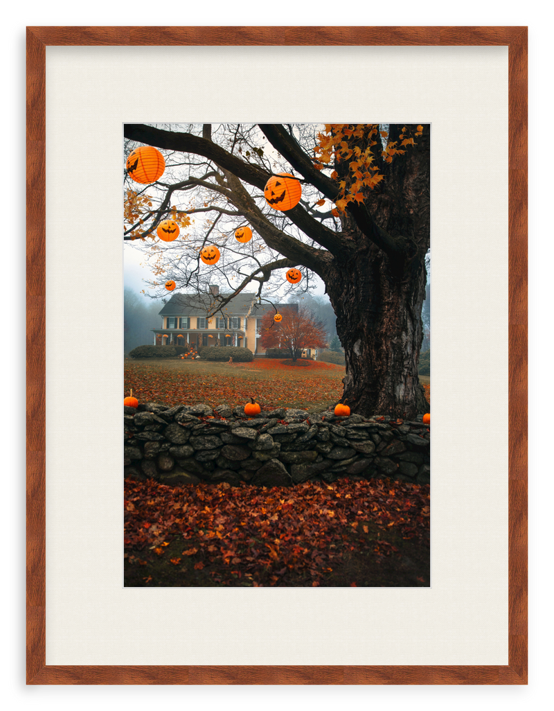 October Home Framed Art Print